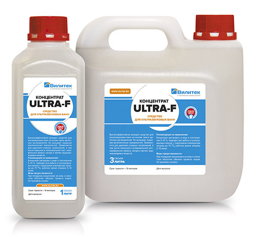 Ultra cleaning agents for ultrasonic baths