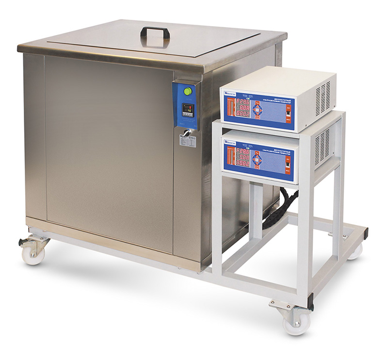 Ultrasonic bath as a part of Vilitek VBS-250SPFD sieve cleaning system
